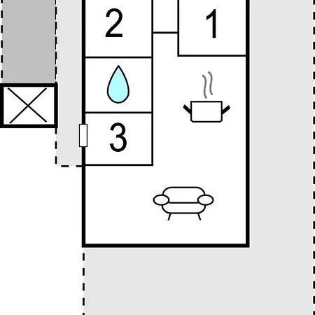 Сasa de vacaciones Binderup Strandpark Iv Binderup Strand